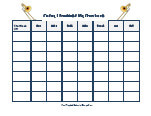 instrument practice chart